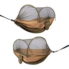 Ultralight Camping Hammock with Integrated Mosquito Net
